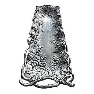 ARTHUR COURT Grape Clusters & Vine Serving Cocktail Tray 19”x 6” Butler '95